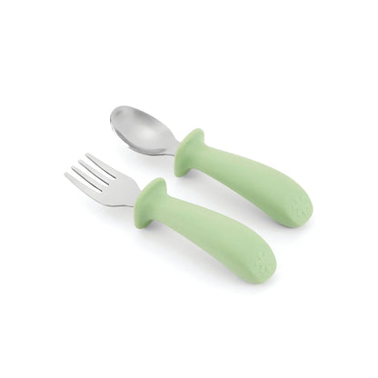 Skip Besties Squad Fork & Spoon Set - Green