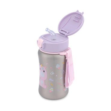 Skip Hop Besties Squad Stainless Steel Straw Bottle - Unicorn