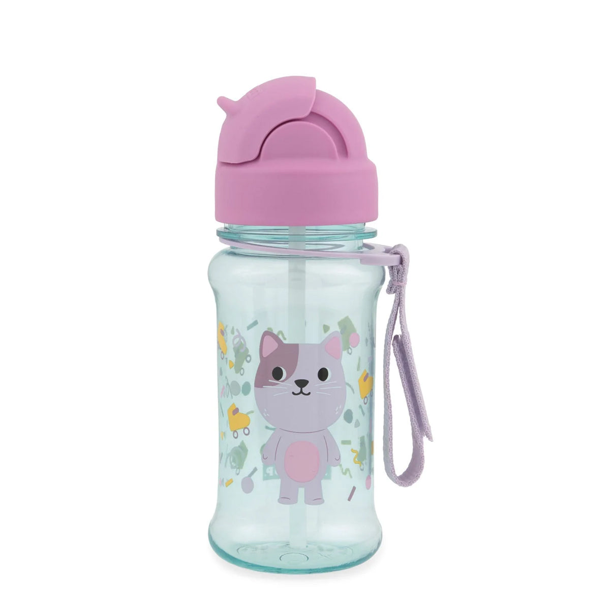 Skip Hop Besties Squad Tritan Renew Straw Bottle - Cat