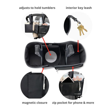 Skip Hop Ultimate Stroller Organiser - Black