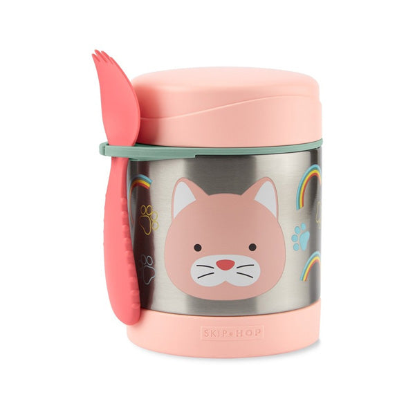 Skip Hop Zoo Insulated Little Kid Food Jar - Cat