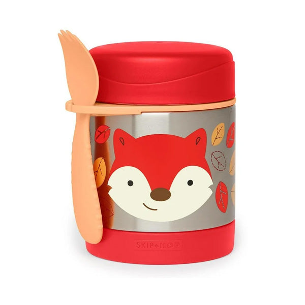 Skip Hop Zoo Insulated Little Kid Food Jar - Fox