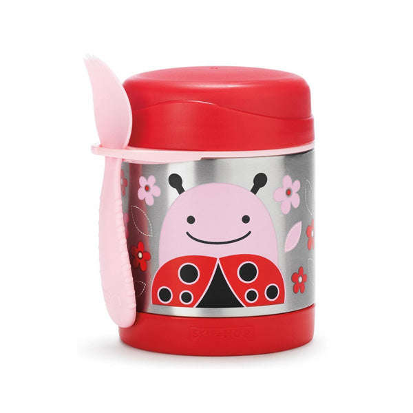 Skip Hop Zoo Insulated Little Kid Food Jar - Ladybug