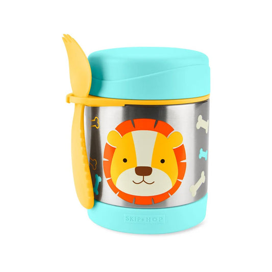 Skip Hop Zoo Insulated Little Kid Food Jar - Lion