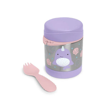 Skip Hop Zoo Insulated Little Kid Food Jar - Narwhal