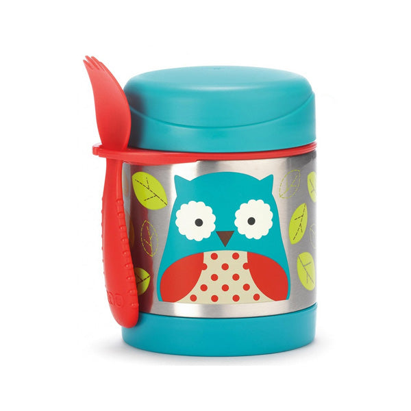 Skip Hop Zoo Insulated Little Kid Food Jar - Owl