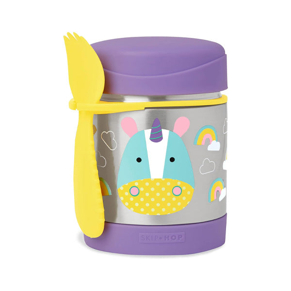 Skip Hop Zoo Insulated Little Kid Food Jar - Unicorn