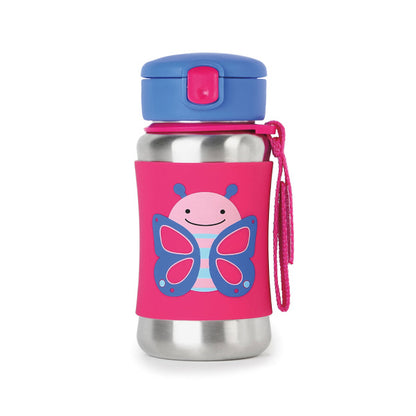 Skip Hop Zoo Stainless Steel Water Bottle - Butterfly