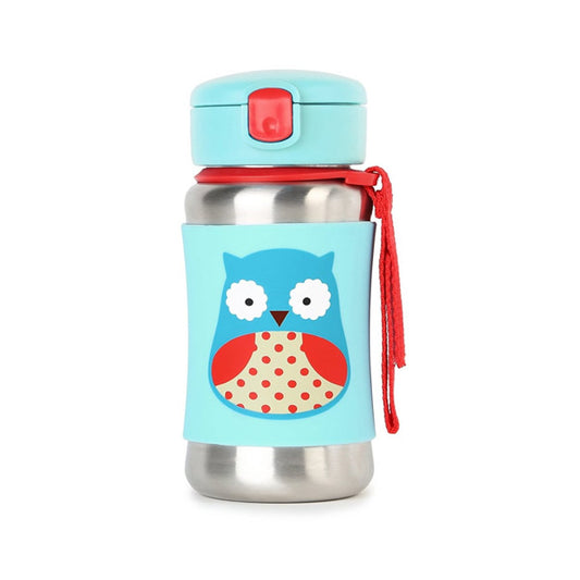 Skip Hop Zoo Stainless Steel Water Bottle - Owl