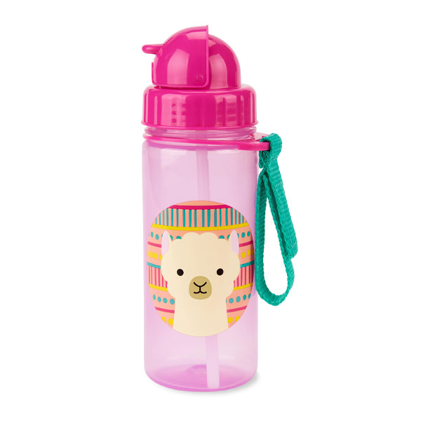 Skip Hop Zoo Straw Water Bottle - Llama