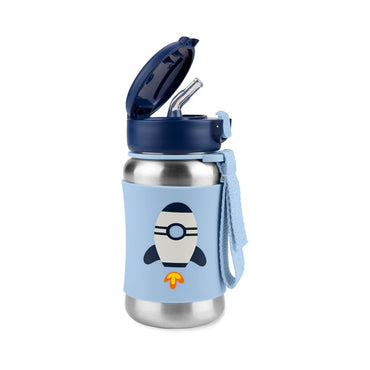 Skip Hop Spark Style Stainless Steel Water Bottle - Rocket