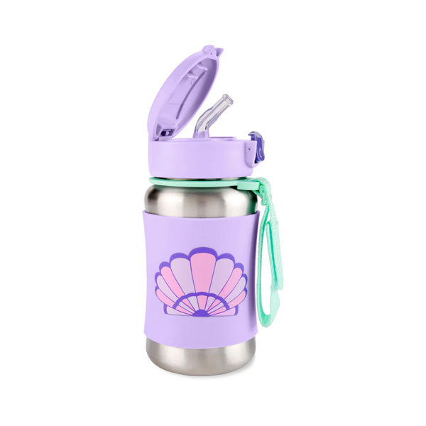 Skip Hop Spark Style Stainless Steel Water Bottle - Seashell