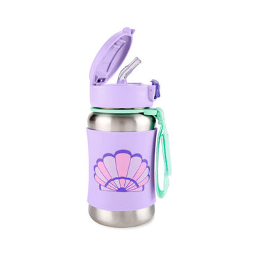 Skip Hop Spark Style Stainless Steel Water Bottle - Seashell