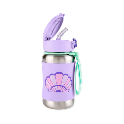 Skip Hop Spark Style Stainless Steel Water Bottle - Seashell