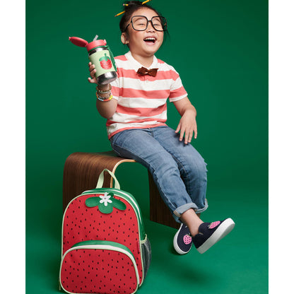 Skip Hop Spark Style Stainless Steel Water Bottle - Strawberry