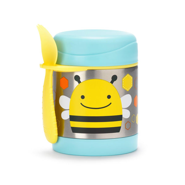Skip Hop Zoo Insulated Little Kid Food Jar - Bee