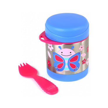 Skip Hop Zoo Insulated Little Kid Food Jar - Butterfly