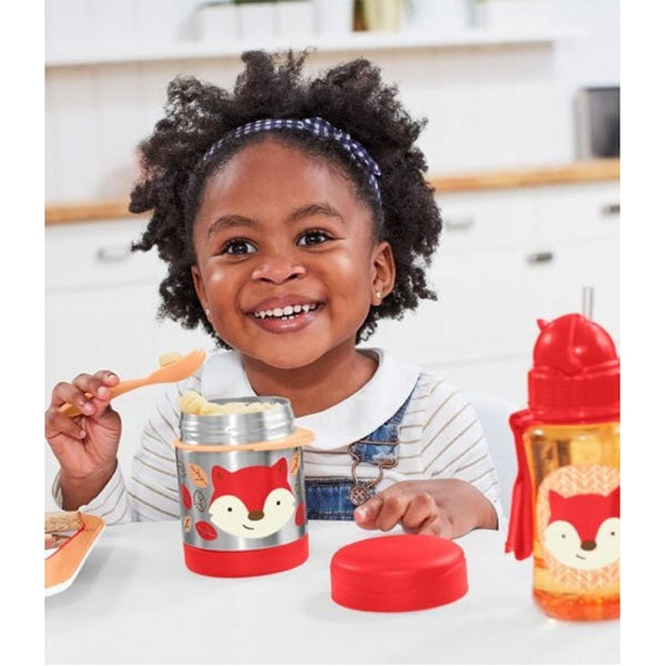 Skip Hop Zoo Insulated Little Kid Food Jar - Fox