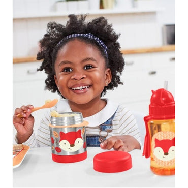 Skip Hop Zoo Insulated Little Kid Food Jar - Fox