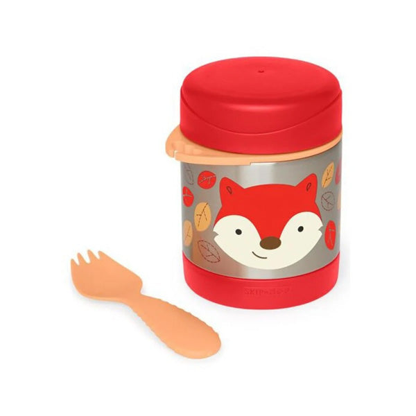 Skip Hop Zoo Insulated Little Kid Food Jar - Fox