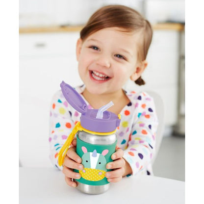 Skip Hop Zoo Stainless Steel Water Bottle - Unicorn
