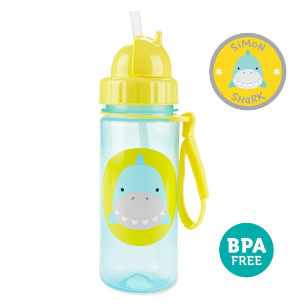 Skip Hop Zoo Straw Bottle - Shark