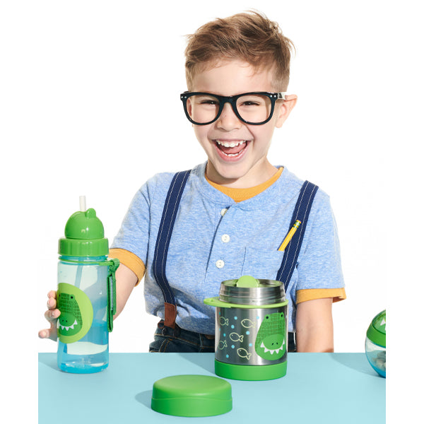 Skip Hop Zoo Straw Water Bottle - Crocodile