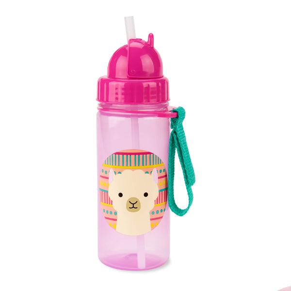 Skip Hop Zoo Straw Water Bottle - Llama