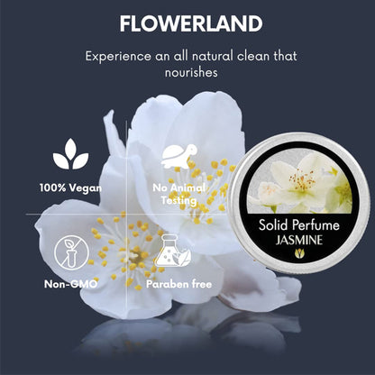 Flowerland Solid Perfume Jasmine 30ml