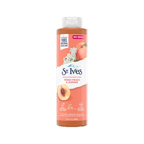 St Ives Fresh Peach & Jasmine Body Wash 650ml