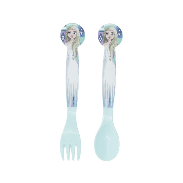 Stor 2 Pcs Pp Cutlery Set In Polybag Frozen Ice Magic