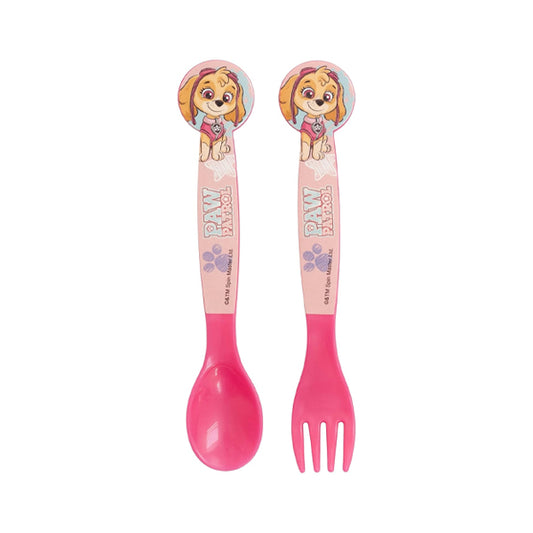 Stor 2 Pcs Pp Cutlery Set In Polybag Paw Patrol Girl Sketch Essence