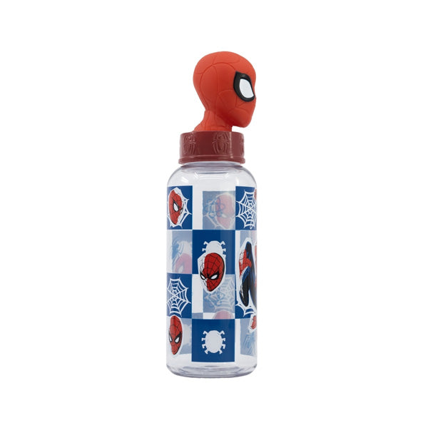 Stor 3d Ecozen Figurine Bottle Spiderman Arachnid Grid 560ml