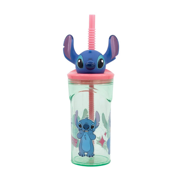 Stor 3d Figurine Tumbler Stitch Flowers 360ml