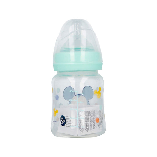 Stor Baby Wideneck Bottle Silicone Teat 3 Positions Cool Like Mickey 150ml