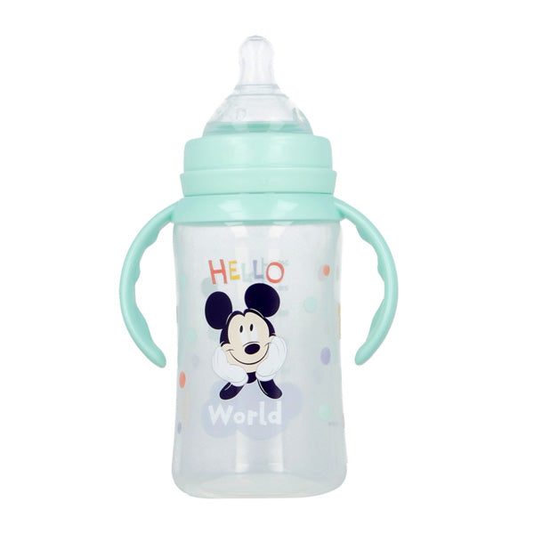 Stor Baby Wideneck Bottle Silicone Teat 3 Positions With Handles Cool Like Mickey 360ml