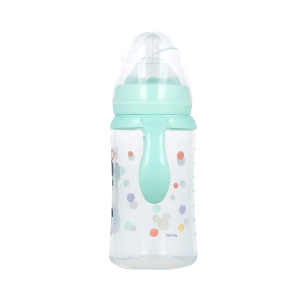 Stor Baby Wideneck Bottle Silicone Teat 3 Positions With Handles Cool Like Mickey 360ml