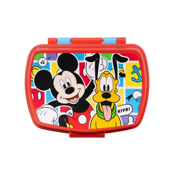 Stor Funny Sandwich Box Mickey Mouse Better Together