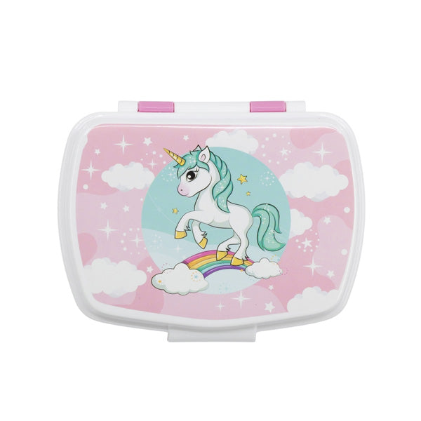 Stor Funny Sandwich Box Unicorn Range Rtd