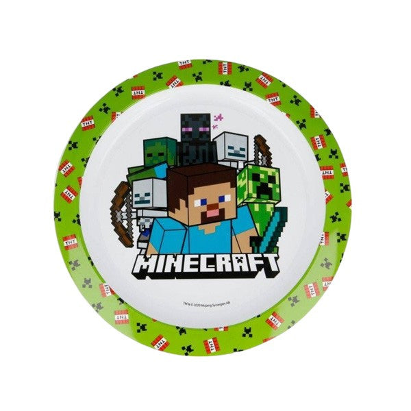 Stor Kids Micro Plate Minecraft