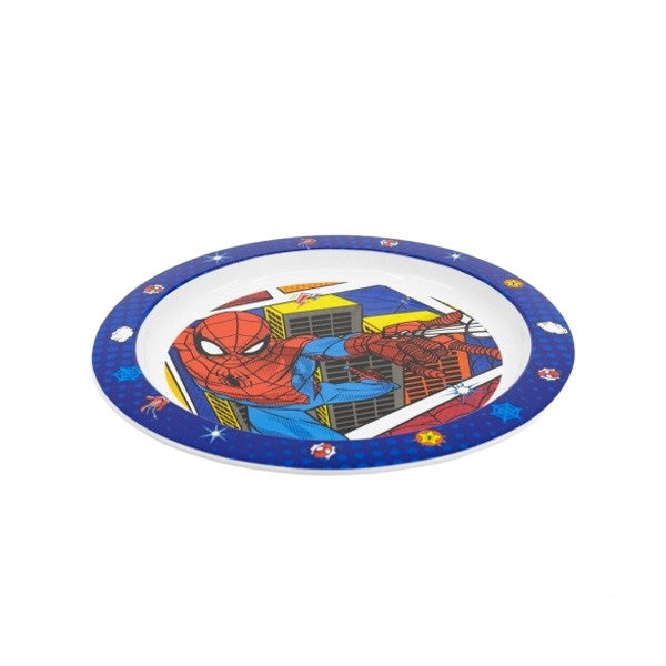 Stor Kids Micro Plate Spiderman Midnight Flyer