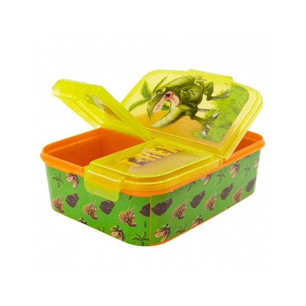 Stor Multi Compartment Sandwich Box Dinosaur