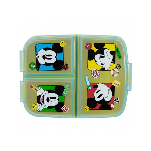 Stor Multi Compartment Sandwich Box Mickey Mouse Fun-tastic