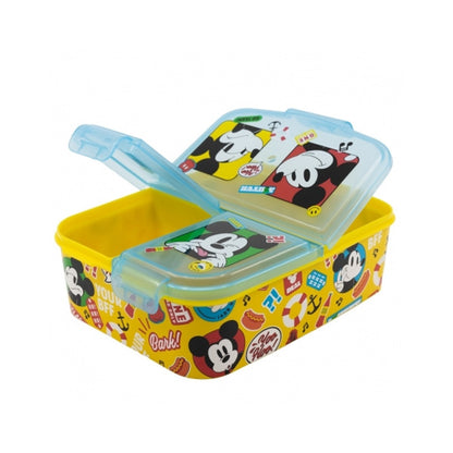 Stor Multi Compartment Sandwich Box Mickey Mouse Fun-tastic