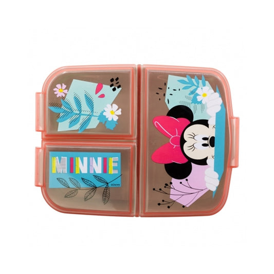 Stor Multi Compartment Sandwich Box Minnie Mouse Being More Minnie