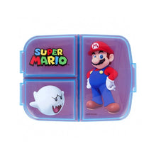 Load image into Gallery viewer, Stor Multi Compartment Sandwich Box Super Mario Box