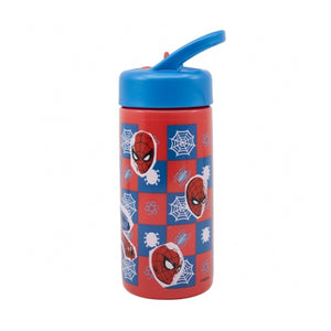 Stor Playground Sipper Bottle Spiderman Arachnid Grid 410ml