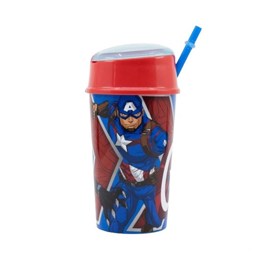 Stor Snack Tumbler Avengers Heraldic Army 400ml