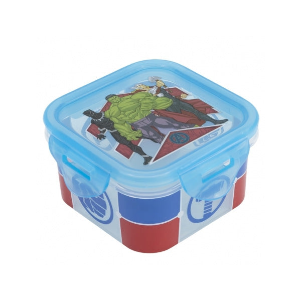 Stor Square Hermetic Food Container Avengers Heraldic Army 290ml