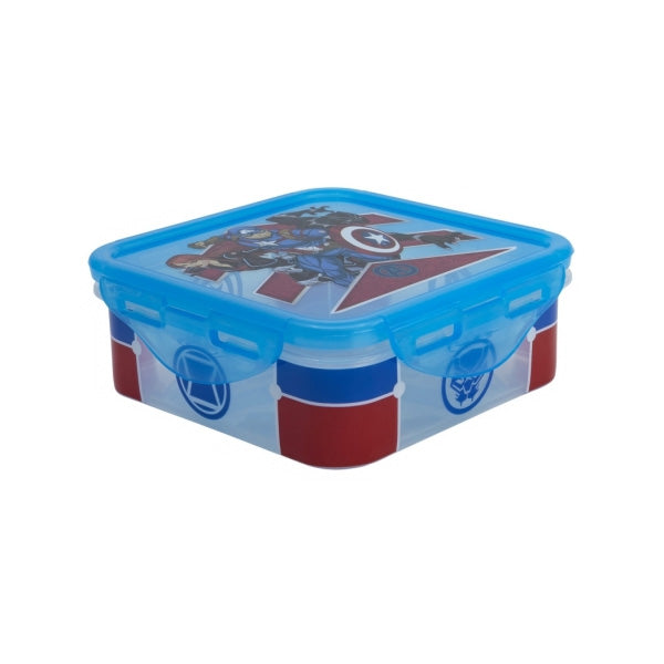 Stor Square Hermetic Food Container Avengers Heraldic Army 500ml